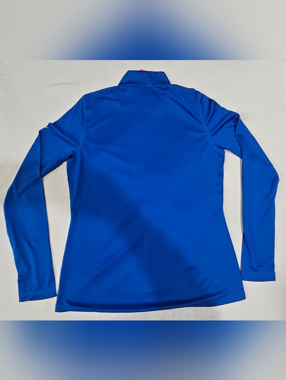 Puma Women's Royal Blue Full-Zip Icon Long Sleeve Size Medium - Picture 4 of 6